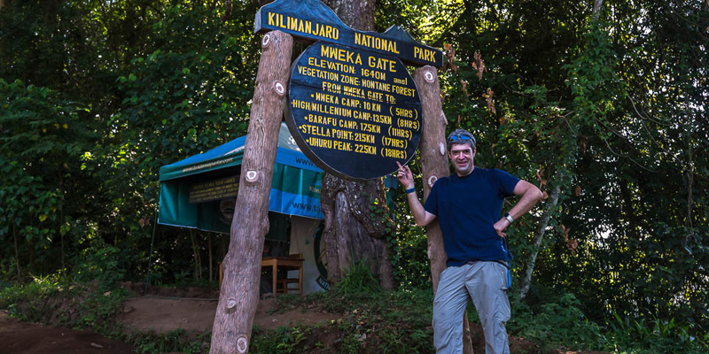 Millenium Camp - Mweka Gate