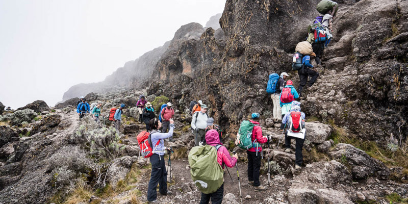 Barranco Camp to Karanga Camping